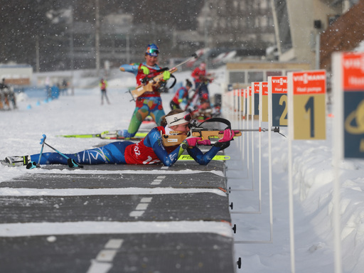 La biatleta Tereza Dolezalova